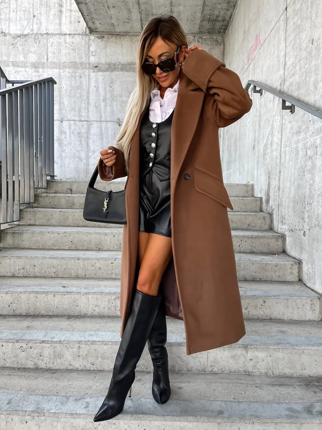 Annalena™ | Eleganter Wollmantel mit Klassischem Reverskragen