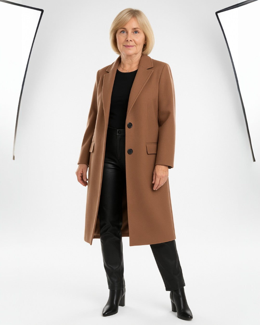 Helena | Eleganter langer Mantel