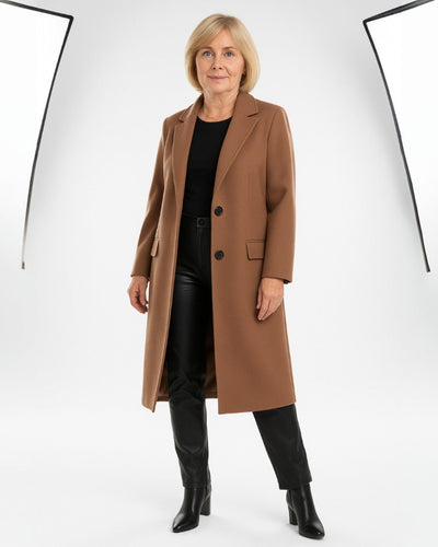 Helena | Eleganter langer Mantel