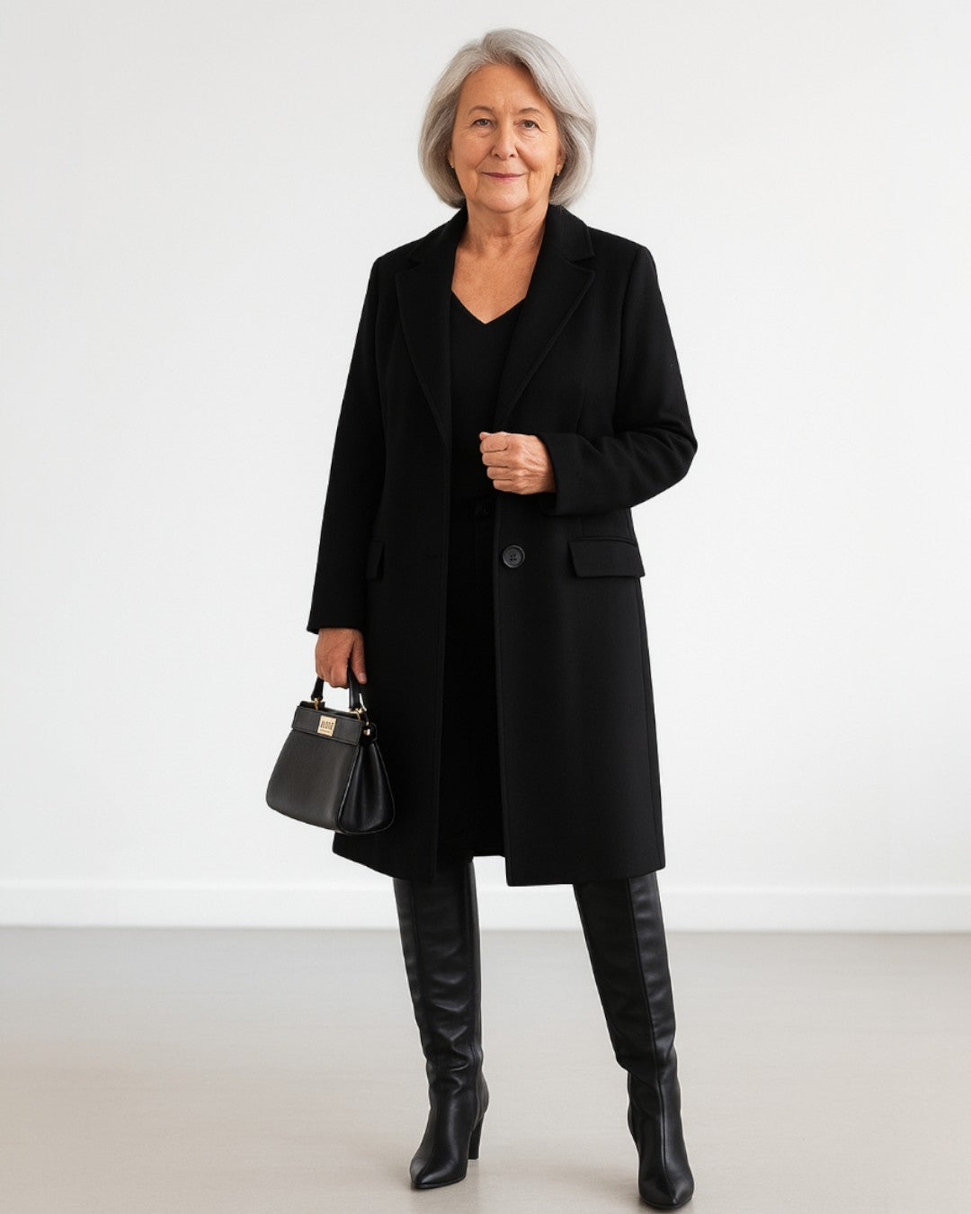 Helena | Eleganter langer Mantel